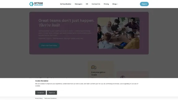 MyTeamBuilder - KI-Coaching-Plattform für leistungsstarke Teams