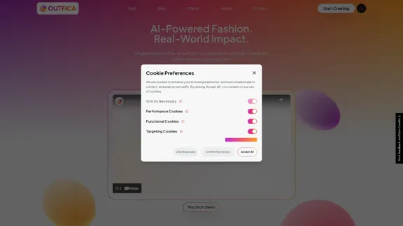 Outfica - AI Photo Generation Tool for Fashion