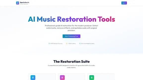 Spectrahertz - KI-Musikrestaurierungswerkzeuge