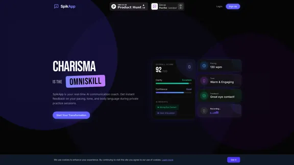 SpikApp - KI Charisma & Kommunikationscoaching