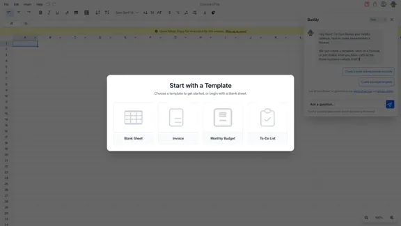Sum Buddy™ - Die KI-Tabellenkalkulation