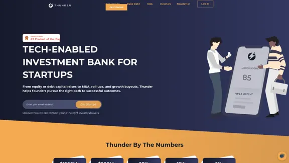 Thunder.vc - スタートアップ向けの投資銀行プラットフォーム