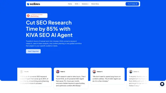 KIVA by Wellows – Agente de SEO com IA para Simplificar Fluxos de Trabalho