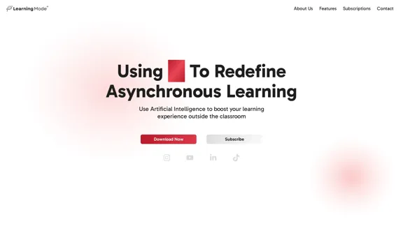 Learning Mode AI - 利用人工智慧重新定義非同步學習