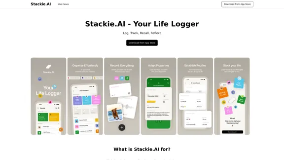 Stackie.AI - Seu Registrador de Vida