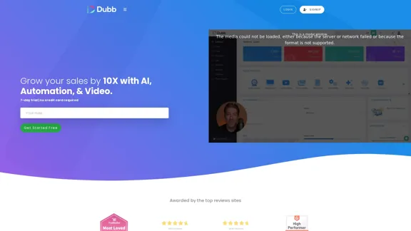 Dubb - AI-Enhanced Video Sales Platform