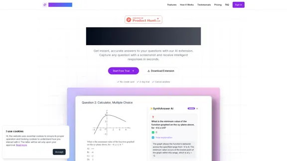 SynthAnswer AI | AI Homework Assistant