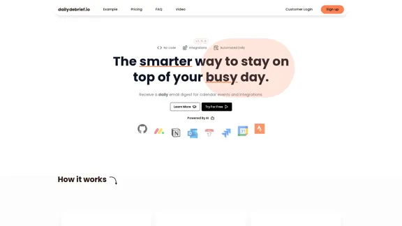dailydebrief.io - Résumé quotidien par e-mail, digest et débriefing !