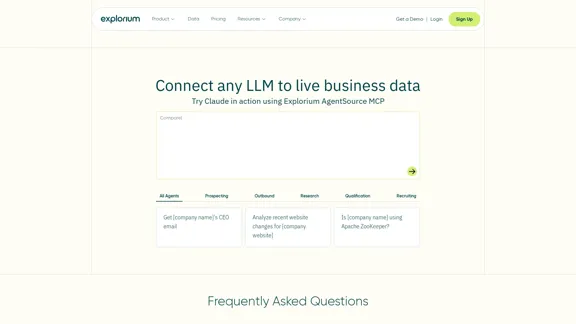 MCP Playground - A platform for discovering accounts and contacts.