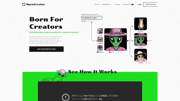 OpenCreator: Einheitliche Gen-AI Arbeitsstation für Kreative