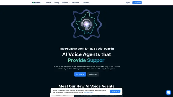 DialLink - Cloud phone system with AI voice agents DialLink - Cloud phone system with AI voice agents