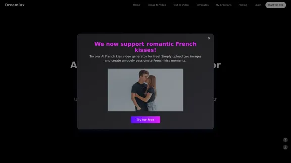 Dreamlux - Генератор видео на основе ИИ для потрясающих творений
