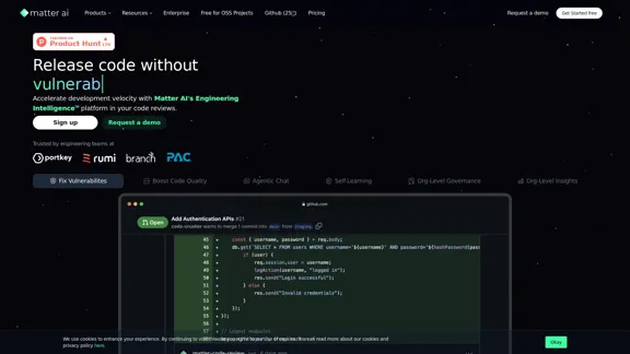 Matter AI - Revisiones de código AI más inteligentes