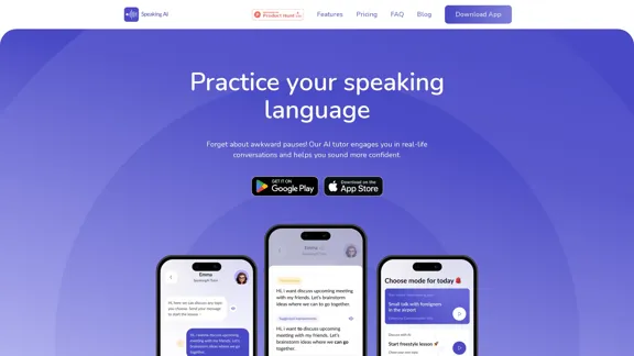 SpeakingAI - 使用人工智慧提升您的口語能力