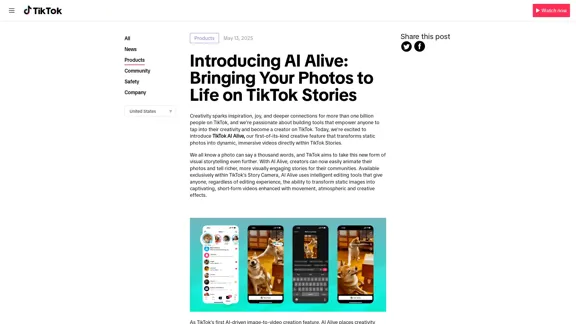 AI Alive - Donnez vie à vos photos sur les histoires TikTok.