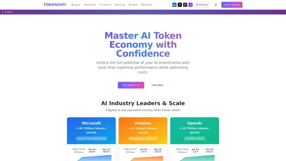 TOKENOMY - 智能AI代幣管理與優化