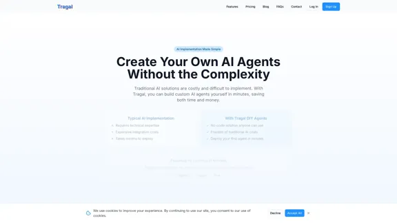 Tragal AI - Tailored AI Agents and Chatbots for Automating Business Processes