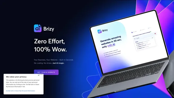 Brizy - Le meilleur constructeur de sites Web pour les non-techniciens