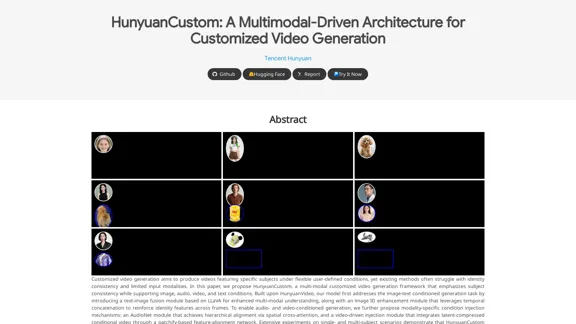 HunyuanCustom - Eine multimodal gesteuerte Architektur zur Erstellung von maßgeschneiderten Videos