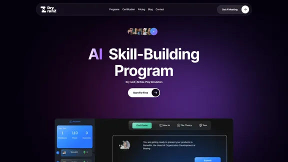 Dry runZ - AI Role-Playing Simulators