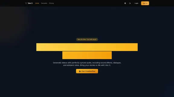 Veo 3 - Gerador de Vídeo AI com Áudio