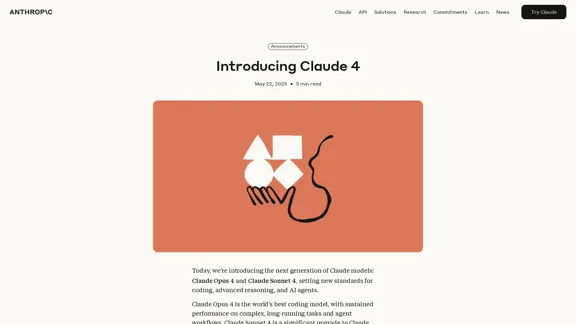 Claude 4 - Innovative AI features for dependable support