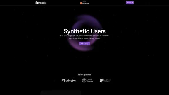 Propolis - Automatisation de l'assurance qualité avec des agents intelligents