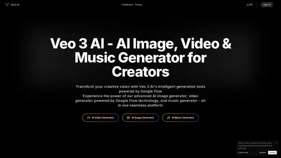 Veo 3 AI | Kostenloser KI-Video-Generator, unterstützt von Google Flow