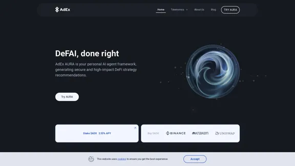 AdEx AURA - 用於 Web3 的 AI 代理框架