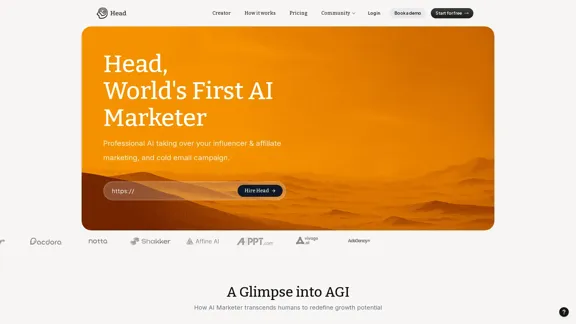 Head AI - The first AI marketer in the world