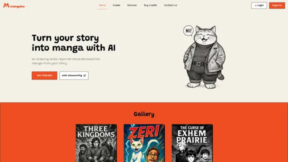 Mangaka.app - Генератор манги на основе ИИ