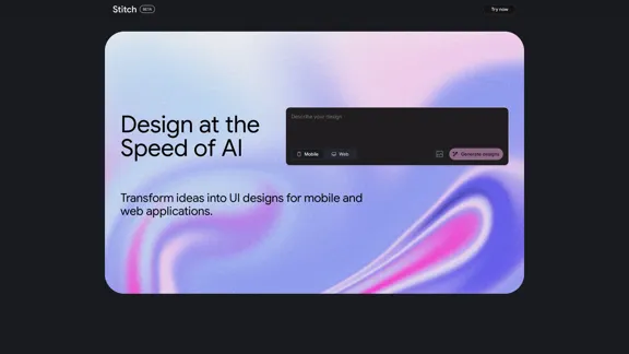 Stitch - Create with AI