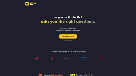 Interactive Lessons - Transform your study materials into engaging experiences using AI.