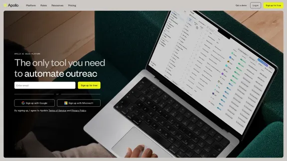 Apollo - AI for Sales Prospecting and Outreach