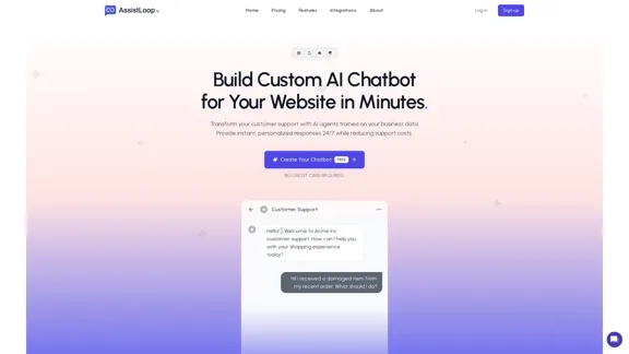 AssistLoop.ai - Интеллектуальный AI-агент поддержки клиентов