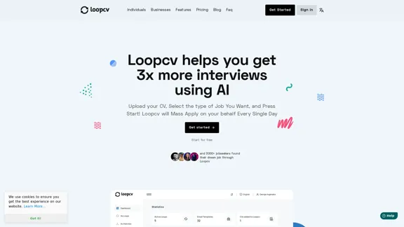 Loopcv - 初の求人検索自動化プラットフォーム
