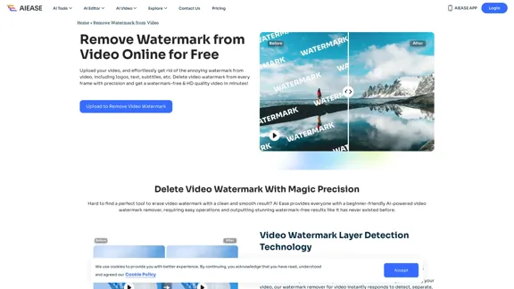 Remove Watermark from Video - Instantly with AI at No Cost