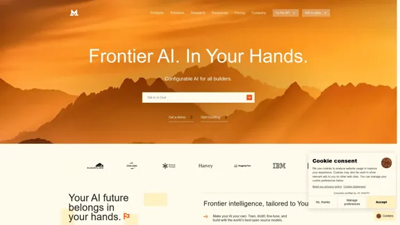 Mistral AI - La plateforme d'IA la plus puissante pour les entreprises