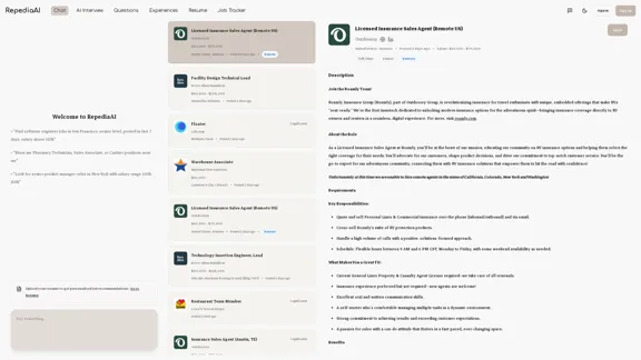 RepediaAI - Your AI assistant interface