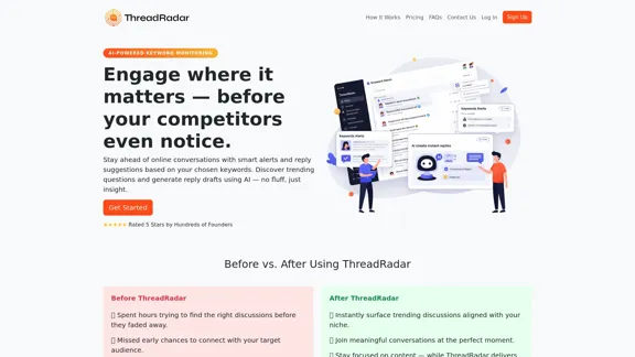 ThreadRadar - 您在網上對話中的即時優勢