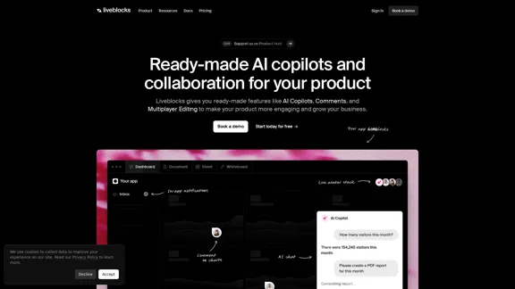 Liveblocks - 現成的 AI 副駕駛和協作功能，助您提升產品。