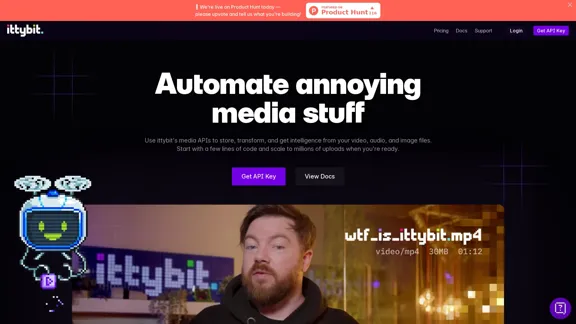 Ittybit – scalable media APIs and automations