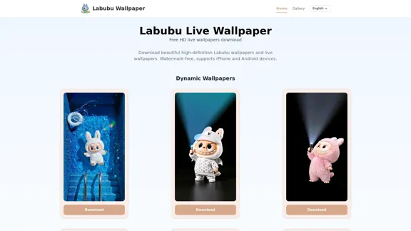 Labubu dynamic wallpapers - Free dynamic wallpapers and live photos