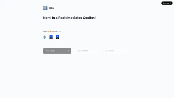 Nomi - The Sales Assistant That Enhances Every Call