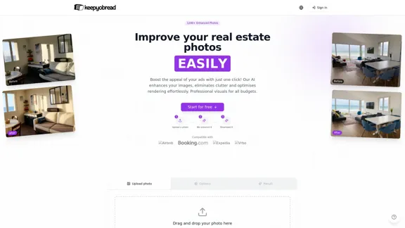 Keepyobread - あなたのAirbnbリスティング写真を向上させましょう