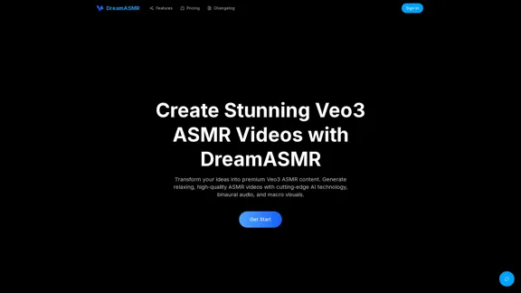 DreamASMR - Professional Veo3 ASMR Video Generator