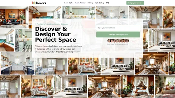 Decors AI - Explore a world of interior design inspiration