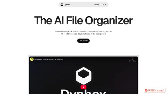 Dynbox - The AI File Organizer