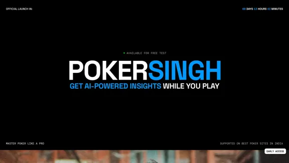 PokerSingh - PPPoker和A23的AI教练
