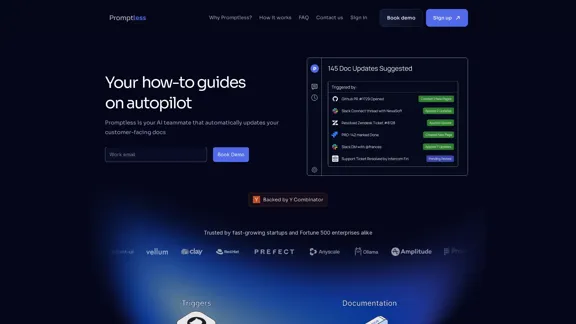 Promptless - Actualizaciones automáticas de documentación técnica con IA